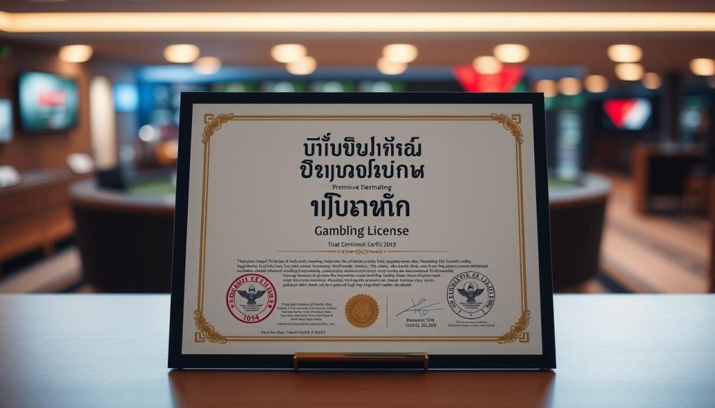 ใบอนุญาตพนัน