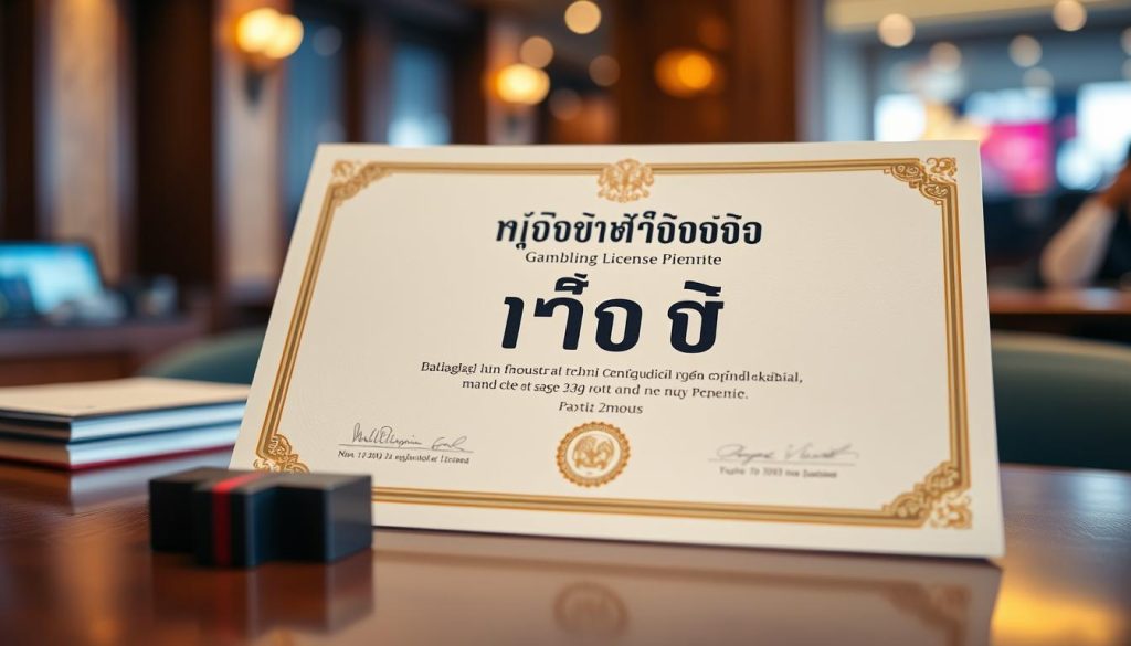 ใบอนุญาตพนัน