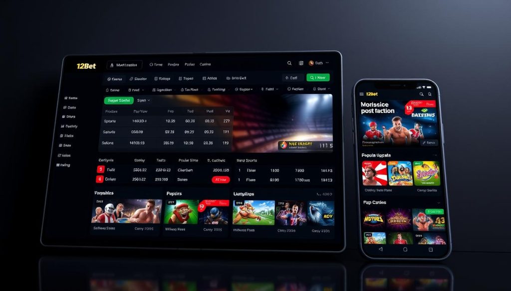 อินเทอร์เฟซผู้ใช้ 12bet