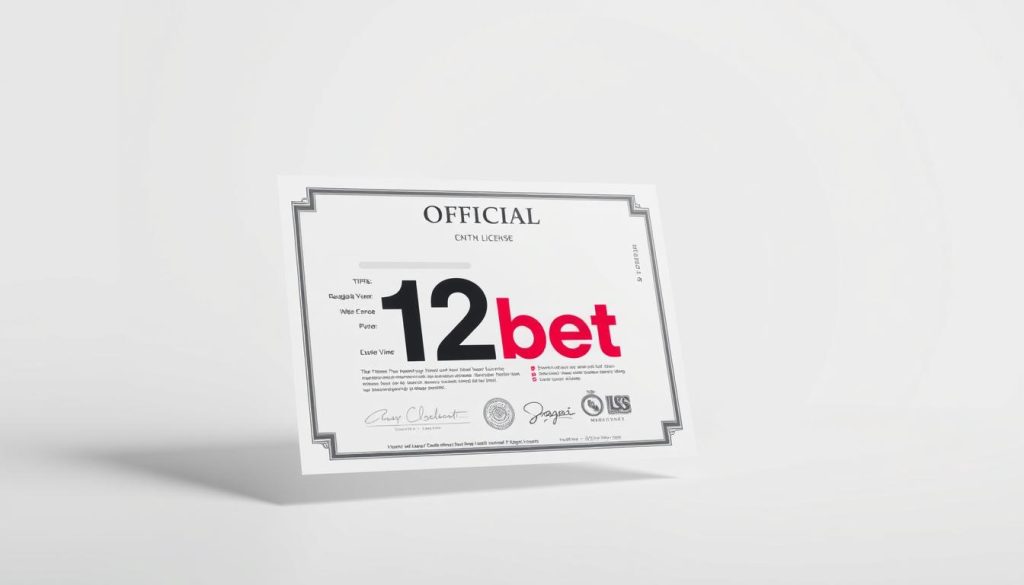 ใบอนุญาต 12bet